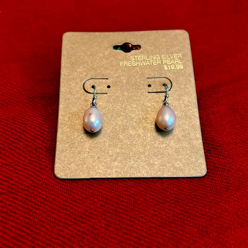 Pearl earrings